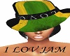 HAT HAIR 1 LOV JAMAICA