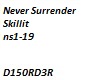 never surrender skillet