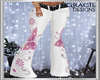 Butterfly Leather Pants