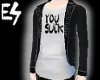 :ES: Studded punk jacket
