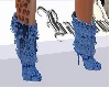 Blue Fringes boots