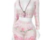 Pink flower outfit