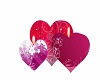Pink hearts candles
