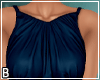 Blue Side Strap Dress