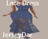 Lace Dress Smoke Blue