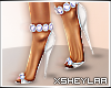$ Diamond Heels | white