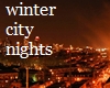 winter city nights