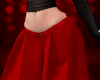 oversized red jeans