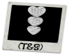 (T&S) three hearts chain