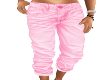 Pink Baggy Capri Jeans