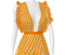 Orange Polka Dot Dress