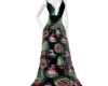 Goth Xmas Tree Gown