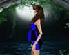 dress pregnat blue/black