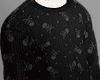 skull sweater black
