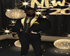 NYE Gold N Black Suit