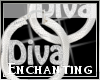 Enc. Diva Silver Hoops