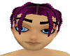 MALE PURPLE TWIST BRAIDS