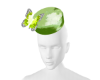 Butterfly Green Hat