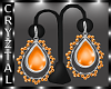 Callie Orange Earrings