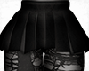 Goth black skirt