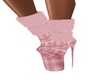 plush pink boots