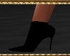 Pure Black Heels Boots