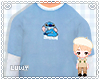 Kid 🤍 Shirt Blue Stit