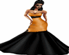 Orange Witchy Gala Gown
