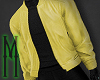 M. Yellow Leather Jacket