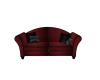 burgandy couch