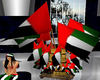 UAE Flags Stand