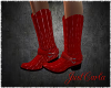 Red snake cowgirl boots