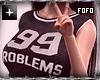 Black Y2K Sporty Baddie Jersey Fur Collection