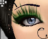*E* lady green eyelashes