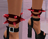 Red Anklets + Spikes