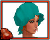 *C 9 Mobcap Teal Red Aub