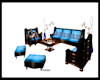 living room set (blue) 