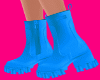 Sky Blue Rain Boots