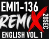 ENGLISH REMIX VOL 1