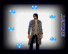 Top Blue Gold Tux