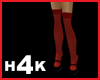 H4K - Thigh High Red
