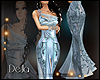 rD glam gown blue