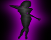 Purple silhouette rug