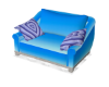 Blue Heart Chair