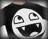 shirt black smile devil