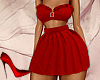 ~F~Kittay Top&Skirt Red