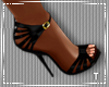 Black Strapped Sandals