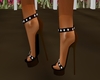 diamond mix brown heels