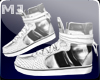 MJ Silver Trainers