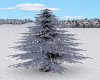 Lighted Snow Tree